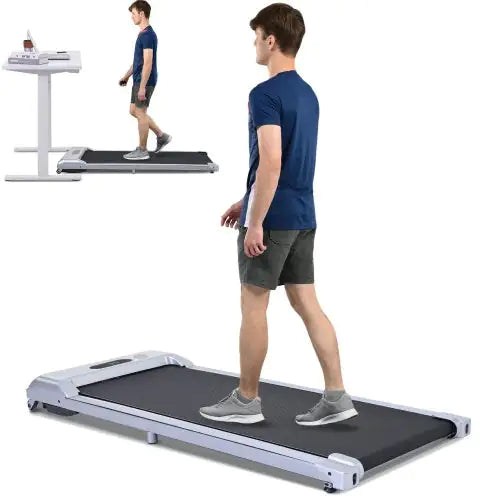 Compact 2-in-1 Office Treadmill with Remote