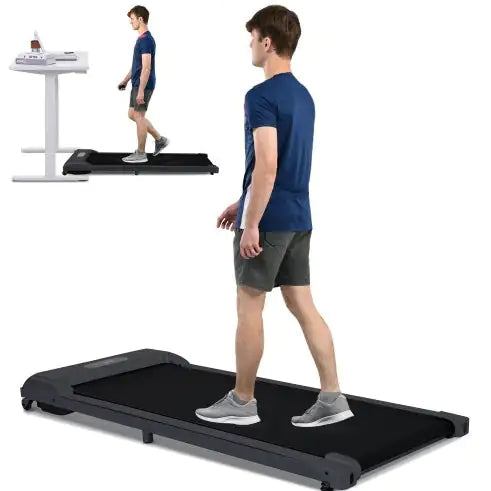 Compact 2-in-1 Office Treadmill with Remote